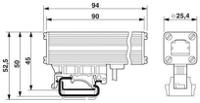 2859084 Phoenix Contact D-LAN-CAT.5E-U Series RJ45 Female Adapter, Cat5e