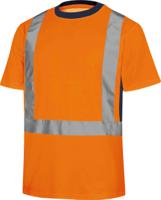 novaorgt Delta Plus Fluorescent Orange Unisex Hi Vis T-Shirt, 40