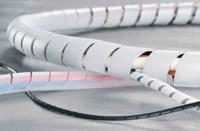 161-41201-sbpe9-pe-bk HellermannTyton Spiral Wrap, I.D 9mm, 100mm polyethylene (PE) SBPE Series