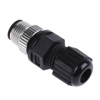 1838275-4 TE Connectivity Circular Connector, 8 Contacts, Cable, M12 Connector, Plug, Male, IP67, M12 Series