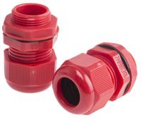 822-9798 RS PRO Red Nylon Cable Gland, M25 Thread, 13mm min., 18mm max., IP68