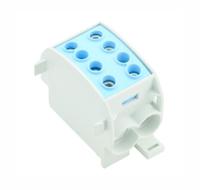 1561780000 Weidmuller Distribution Block, 2 Way, 50 mm², 70 mm², 300A, 1 kV ac/dc, 600 V, Blue