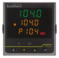 p104ccvllrr Eurotherm Piccolo P104 PID Temperature Controller, 96 x 96mm, 3 Output Logic, Relay, 24 V ac/dc Supply Voltage