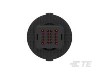 1-2350891-1 TE Connectivity, NTSEAL Automotive Connector Socket Panel Mount 20 Way, Solder Termination
