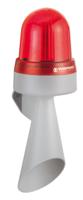 43510075 Werma 435 Series Red Horn Beacon, 24 V, IP65, Wall Mount, 114dB at 1 Metre