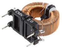 cmv20 Roxburgh EMC 7.5 mH Ferrite Common Mode Choke, Max SRF:440Hz, 2A Idc, 160mΩ Rdc 250 V ac, CMV