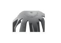 148-00146-spotclip-iv-slim-pa66gf15-bk HellermannTyton Lighting Cover for use with Reel and blowed-in insulations with Extraflat LED Downlights,50mm Length,