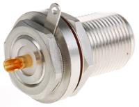 r161606000 Radiall 50Ω Straight Panel Mount N Type Connector, jack, Solder Termination, 0 → 11GHz