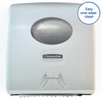7955 Aquarius ABS White Wall Mounting Paper Towel Dispenser, 297mm x 192mm x 324mm