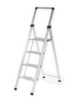 259-5114 RS PRO 4 Tread Aluminium Steps 1510mm Platform Height, Silver