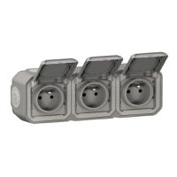 070014 Legrand Grey Plug Socket, NF Socket