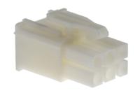 172168-1 TE Connectivity, Mini-Universal MATE-N-LOK Male Connector Housing, 4.2mm Pitch, 6 Way, 2 Row