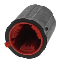 303tp110-006237230 Sifam 11.5mm Black Potentiometer Knob for 6mm Shaft Splined, 3/03/TP110-006/237/230