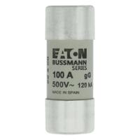 c22g100 Eaton 100A Ceramic Cartridge Fuse, 22 x 58mm