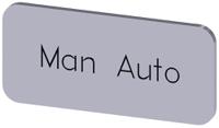 3su1900-0ac81-0ea0 Siemens Labeling plate, Man - Auto