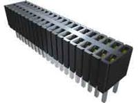 slm-112-01-s-s Samtec SLM Series Straight Through Hole Mount PCB Socket, 12-Contact, 1-Row, 1.27mm Pitch, Solder Termination