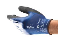 11925100 Ansell HyFlex 11-925 Black Nylon, Spandex Nitrile, Nylon, Spandex Work Gloves, Size 10