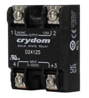 d24125 Sensata Crydom SERIES 1 Series Solid State Relay, 125 A rms Load, Surface Mount, 280 V rms Load, 32 V Control
