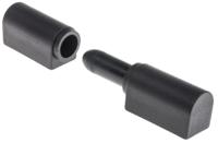 110-4573 RS PRO Thermoplastic Barrel Hinge with a Lift-off Pin, Screw Fixing, 83mm x 19mm x 22mm
