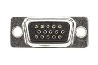 l717hde15p Amphenol Communications Solutions HD 15 Way Panel Mount D-sub Connector Plug, 2.29mm Pitch