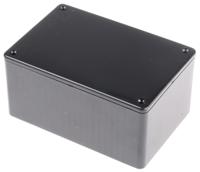 1591tbk Hammond 1591 Series Black Flame Retardant ABS Enclosure, IP54, Black Lid, 120 x 80 x 59mm