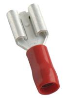 c100-51083 MECATRACTION 51000 Red Insulated Female Spade Connector, Receptacle, 6.4 x 7.7mm Tab Size
