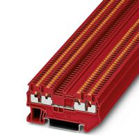 3208200 Phoenix Contact  PT 1.5/S-QUATTRO RD Series Red, 0.14 → 1.5mm², Single-Level, Push In Termination