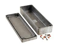 1590z140 Hammond 1590Z Series Clear Die Cast Aluminium Alloy Enclosure, IP68, IK08, 250 x 80 x 57mm