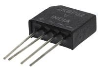 vs-2kbp02 Vishay Bridge Rectifier, 2A, 200V, 4-Pin