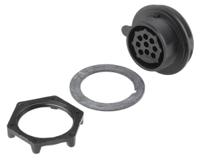 px0727s Bulgin Circular Connector, 9 Contacts, Panel, Standard Connector, Socket, Female, IP68, Standard Buccaneer Series
