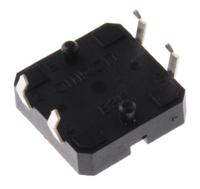 b3f-4005 Omron Yellow Plunger Tactile Switch, SPST 50 mA @ 24 V dc 0.8mm Through Hole