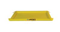 jen28421yl Justrite PVC Coated Fabric Drum Tray for Spill Control, 40g Capacity