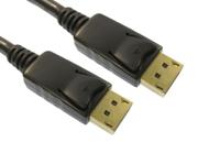 186-3022 RS PRO Male DisplayPort to Male DisplayPort, PVC  Cable, 4K, 500mm