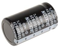 706-3468 RS PRO 6800μF Aluminium Electrolytic Capacitor 63V dc, Snap-In