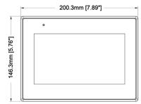 88970564 Crouzet em4, Millenium 3 Touch Screen HMI - 7 in, TFT LCD Display, 800 x 480