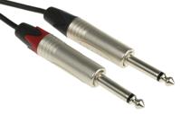 103-321-702 Van Damme Male 3.5mm Stereo Jack to Male RCA x 2 Aux Cable, Black, 3m