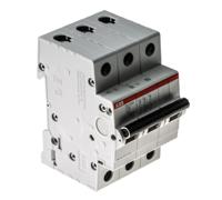 2cds213001r0064-sh203-c6 ABB Compact Home SH200 MCB, 3P, 6A Curve C, 440V AC, 6 kA Breaking Capacity