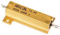 hs50-680r-j Arcol, 680Ω 50W Wire Wound Chassis Mount Resistor HS50 680R J ±5%