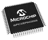 dspic33ep64gs506-ipt DSPIC33EP64GS506-I/PT Microchip, 16bit Digital Signal Processor 1MHz 64 kB EEPROM, SRAM 64-Pin TQFP