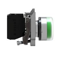 xb4bp31 Schneider Electric Harmony XB4 Series Push Button, Panel Mount, 22mm Cutout, SPST, IP66, IP67