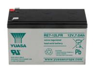 re7-12l Yuasa 12V Faston F2 Sealed Lead Acid Battery, 7Ah