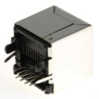 ss-60000-008 Bel-Stewart SS-60000 Series Female RJ45 Connector, Through Hole, Cat6 Straight 8P8C -Way