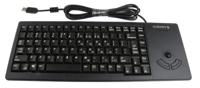 g84-5400lumeu-2 CHERRY Wired USB Compact Trackball Keyboard, QWERTY (US), Black