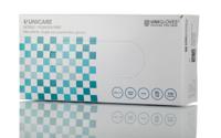 gs0035 Unigloves Unicare Blue Powder-Free Nitrile Disposable Gloves, Size 10, XL, 100 per Pack