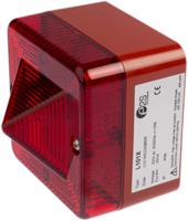 l101xac230brr e2s L101X Series Red Flashing Beacon, 230 V ac, Surface Mount, Xenon Bulb, IP66