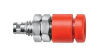 rs-ibu-2011-ni-gn Schutzinger Green Female Banana Socket, Solder Termination, 10A, 30 V ac/dc, 60 V ac/dc, Nickel Plating