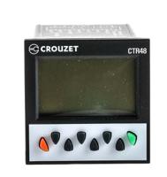 87621121 Crouzet CTR48 Counter, 6 Digit LCD, 40kHz, 30 V dc