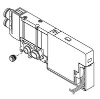 ssq1000-b-p SMC SSQ1000 series Manifold Block for use with Valve, SSQ1000-B-P