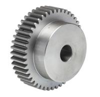 182-7846 RS PRO Steel 45 Teeth Spur Gear, 1.5 Module, 14mm Bore Diam, 67.5mm Pitch Diam, 50mm Hub Diam