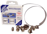 mb1807 Jubilee 9 Piece Stainless Steel Worm Drive Hose Clip Banding